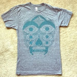 Small, Young Widows, indie rock/metal tee.